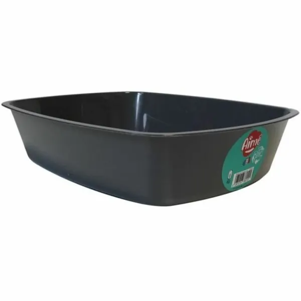 Kissan hiekkalaatikko Aimé Musta 43 x 31 x 10 cm Muovinen
