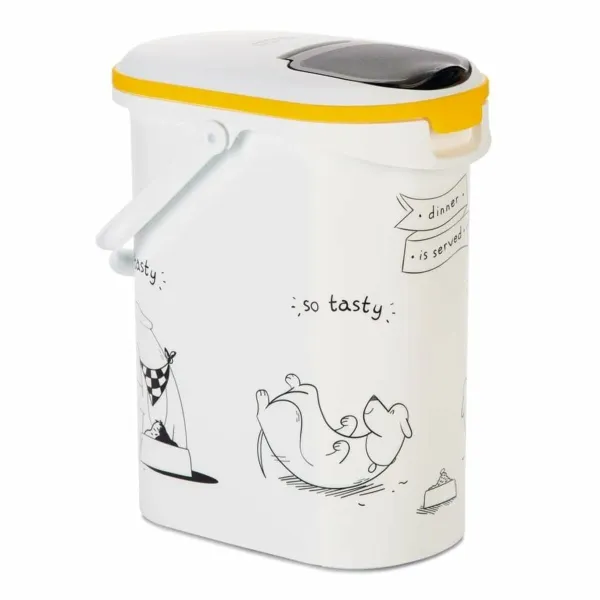 Mājdzīvnieku barības kanna Curver 794092 Balts Plastmasa 4 Kg 10 L