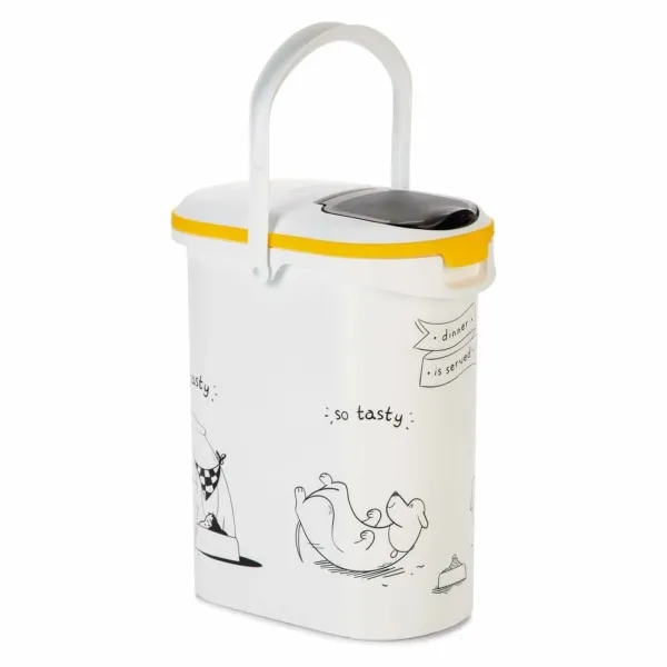 Mājdzīvnieku barības kanna Curver 794092 Balts Plastmasa 4 Kg 10 L