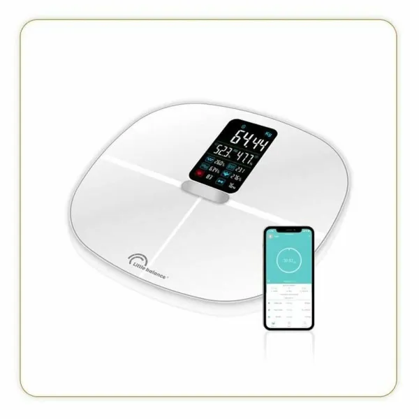 Digitālie vannas istabas svari Little Balance 180 kg (30 x 27 cm)