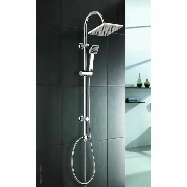 Душевая стойка Rousseau Soto Серый Chrome Металл 22 mm 73 x 73 mm