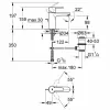 Sekoitushana Grohe 23454000 Metalli