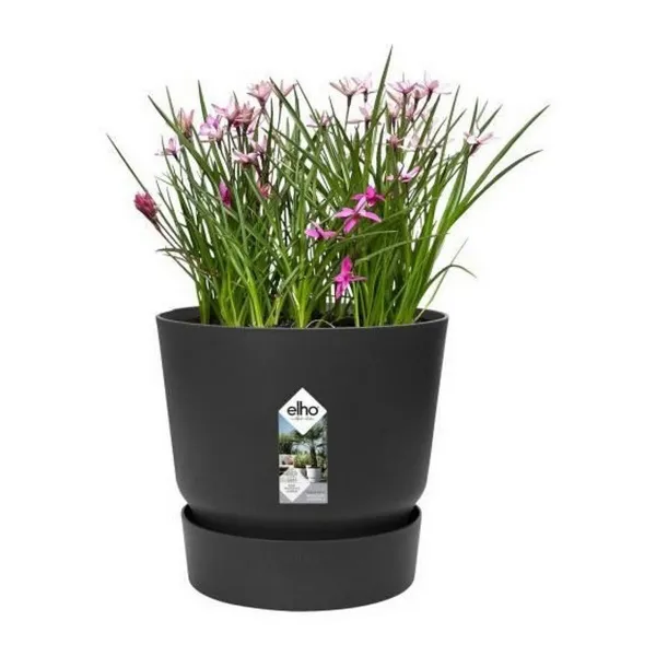 Stiklainis Elho Greenville Juoda Plastmasinis Apskritas Ø 40 cm Ø 39 x 36,8 cm