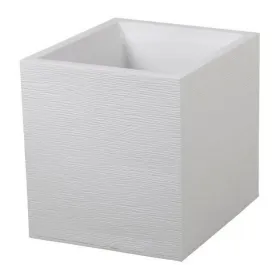Банка EDA Graphit Белый Пластик Квадратный 39 x 39 x 43 cm