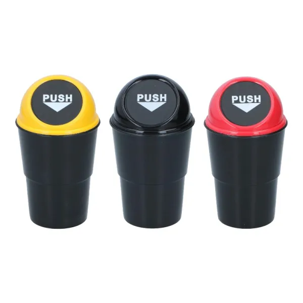 Dunlop - Car Trash Bin 400 ml 10x17 cm (Red / Black)