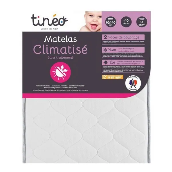 Матрас для кроватки Tineo Air-conditioned 60 x 120 x 10 cm