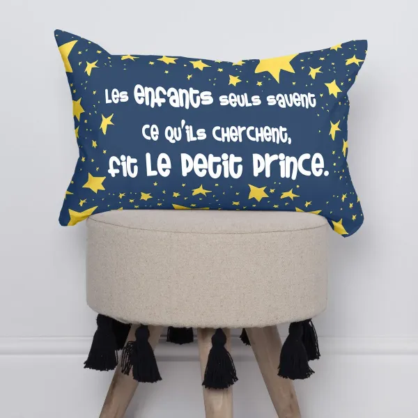 Cushion cover HappyFriday Le Petit Prince Son avion Multicolour 50 x 30 cm