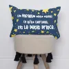 Cushion cover HappyFriday Le Petit Prince Son avion Multicolour 50 x 30 cm