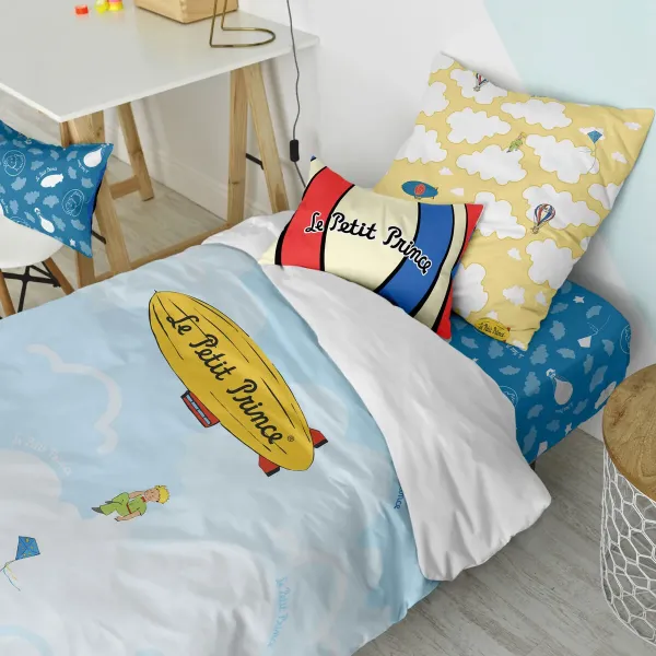 Cushion cover HappyFriday Le Petit Prince Zeppelin Multicolour 50 x 30 cm