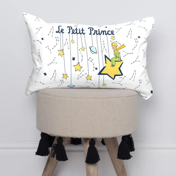 Cushion cover HappyFriday Le Petit Prince La nuit Multicolour 50 x 30 cm