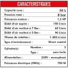 Oro kompresorius MECAFER 425523 Horizontalus Tylus 8 bar 24 L