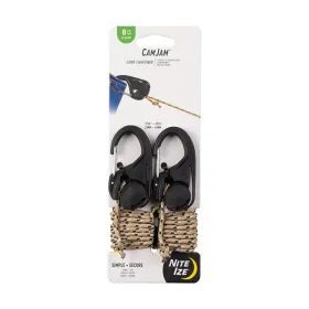 Bungee cord Nite Ize Black 2,44 m (2 Units)