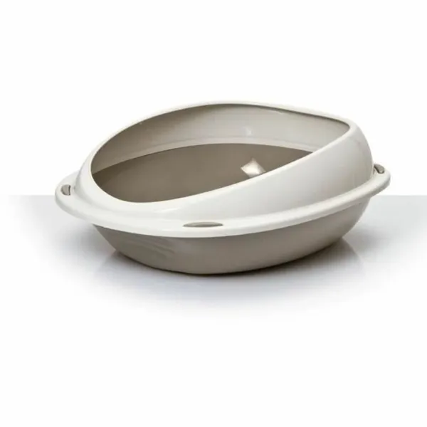 Kissan hiekkalaatikko Aimé 45 x 36 x 15,5 cm Beige Ruskeanharmaa Muovinen