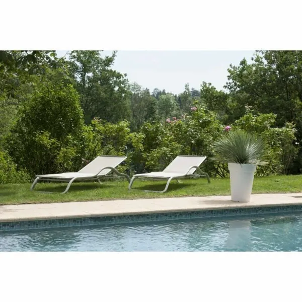 Stiklainis Riviera Balta Plastmasinis Kvadratai Ø 40 cm