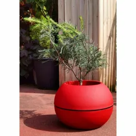 Подставка под цветочный горшок Riviera D40 Чаша Красный Гранитовый Ø 40 cm
