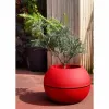 Подставка под цветочный горшок Riviera D40 Чаша Красный Гранитовый Ø 40 cm