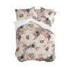 Nordic cover HappyFriday White Peonies Multicolour 260 x 240 cm