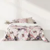 Nordic cover HappyFriday White Peonies Multicolour 260 x 240 cm