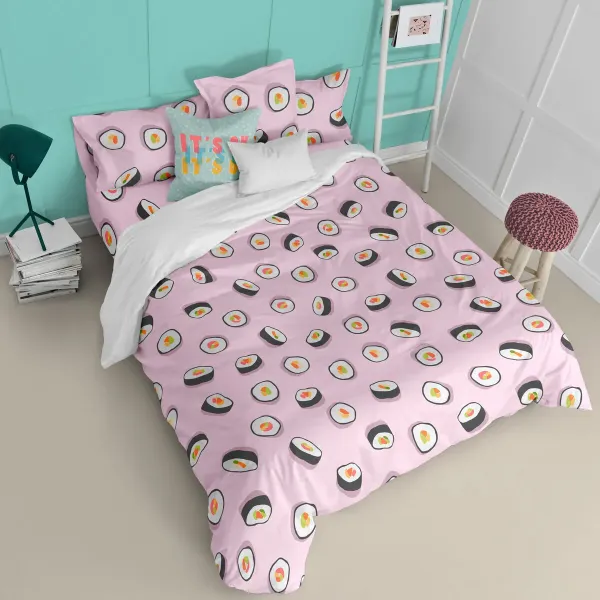 Nordic cover HappyFriday Aware Sushi Multicolour 180 x 220 cm