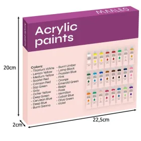 Akrüülvärvid 24 tk - 12 ml. Maaleo 20363
