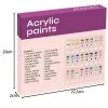 Akrüülvärvid 24 tk - 12 ml. Maaleo 20363
