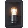 Настенный светильник Brilliant Gaia Чёрный Металл 60 W E27