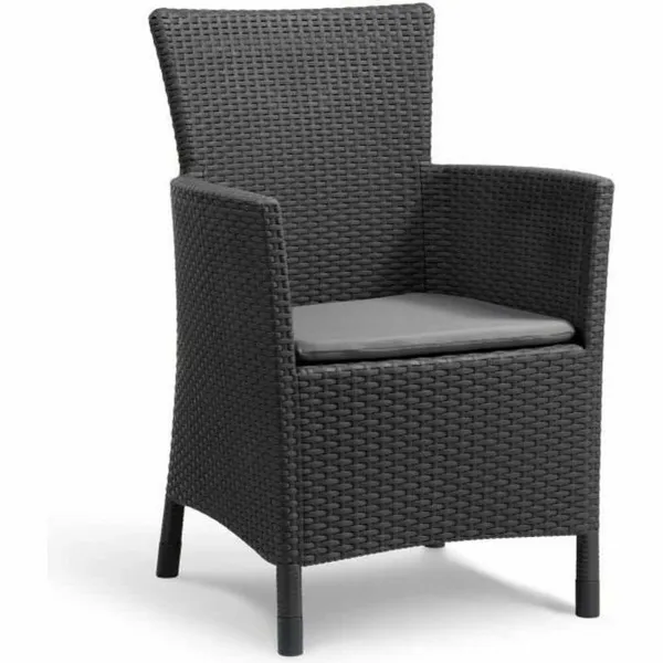 Puutarhasohva Allibert by KETER 215526 Harmaa 62 x 60 x 89 cm