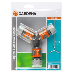 Žarnos jungtis Gardena 18287-20 Ø 15 mm 1/2" Trigubas Drėkinimo sistema