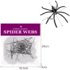 Artificial spider web + 2 spiders Malatec 19759