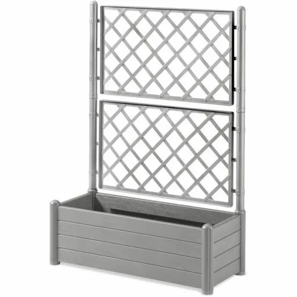 stādītājs Stefanplast Italia Pelēks Plastmasa Taisnstūra 100 x 43 x 142 cm