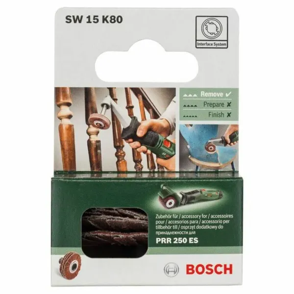 Abrazyvinis šepetys BOSCH SW 15 K80 Cilindras