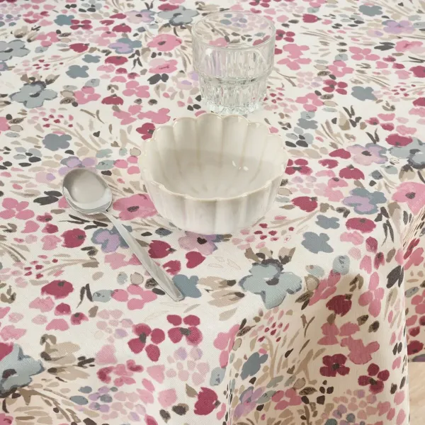 Stain-proof tablecloth Belum 0120-52 Multicolour Ø 180 cm Flowers