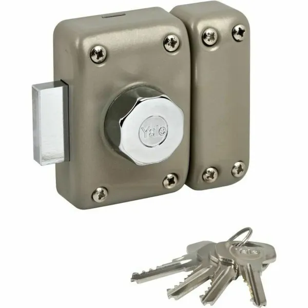Iebūvējamā slēdzene Yale YV25BT-40 Tērauds Deuren Ø 23 mm
