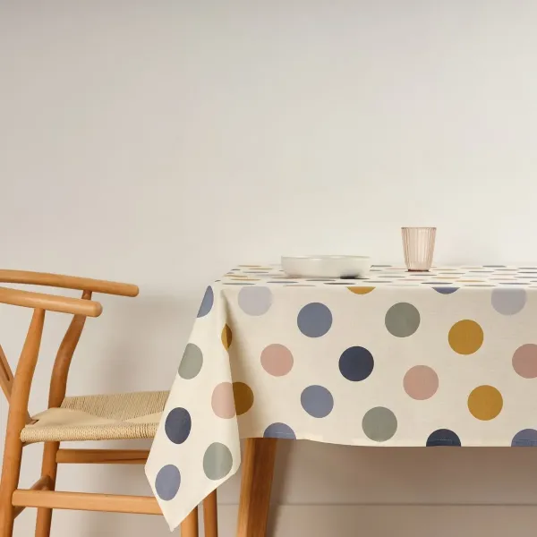 Stain-proof tablecloth Belum 0120-160 Multicolour 100 x 150 cm Circles