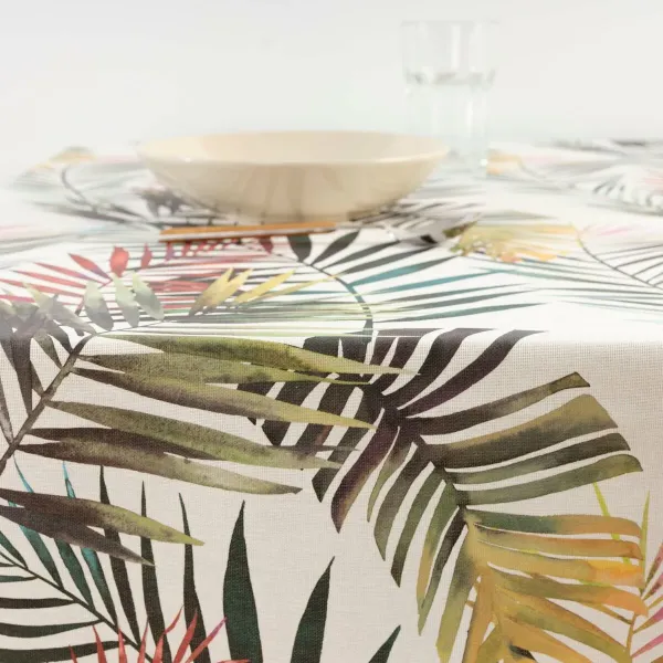 Stain-proof tablecloth Belum 0119-4 Multicolour 200 x 150 cm Tropical