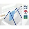 Clothes Line Leifheit Bathtub Dryer Pegasus V 133 x 66,5 cm Blue White Metal