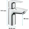 Смеситель с одной ручкой Grohe Start Edge Металл