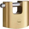 Key padlock Yale Rectangular Golden