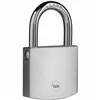 Key padlock Yale Brass Steel Rectangular Silver