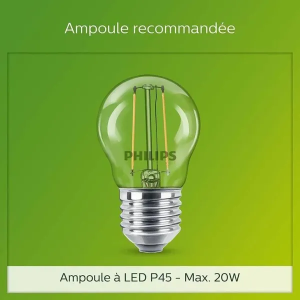 Lempa Philips Luminarias de exterior Antracito E27 230 V 2700 K
