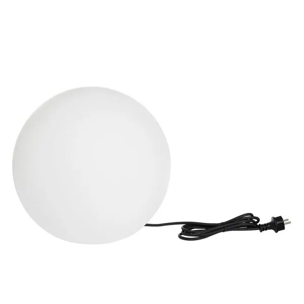 Valguspall Õue Lumisky Bobby Valge Ø 60 cm E27