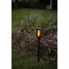 Solar lamp Galix Resin Black Ø 7,3 x 47 cm