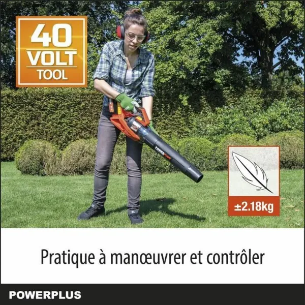 воздуходувка Powerplus PowDPG7526 40 V 200 Km/h