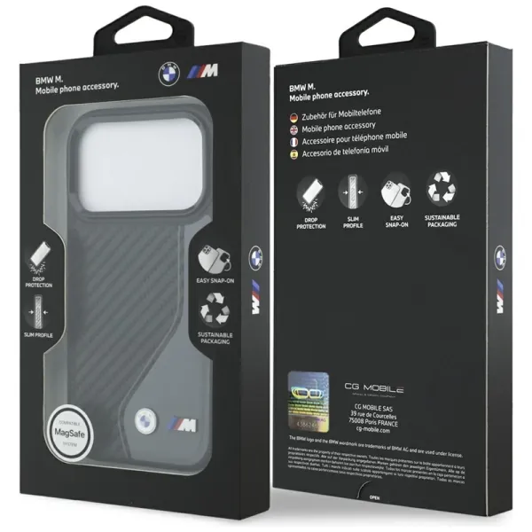 BMW M Carbon Logo MagSafe - Case iPhone 17 Pro (anthracite)