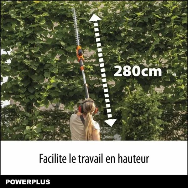 Pensasaitaleikkuri Powerplus DualPower Powdpg75380 40 V