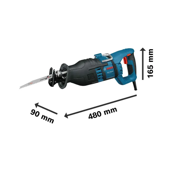 Stūmoklinis pjūklas BOSCH GSA 1300 PCE 1300 W 1900 rpm 240 V