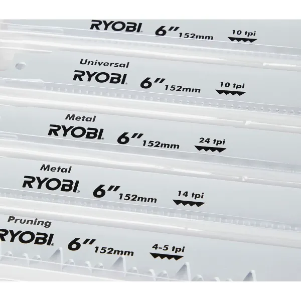 Zāģa asmens Ryobi RAK06RB Virzuļzāģis Metāls 6 Daudzums