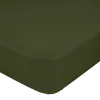 Fitted bottom sheet HappyFriday Basic Dark green 200 x 200 x 32 cm