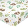 Fitted bottom sheet HappyFriday Moshi Moshi Happy Sloth Multicolour 90 x 200 x 32 cm