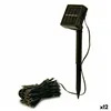 Wreath of LED Lights Black 15 m Solar (12 Units)